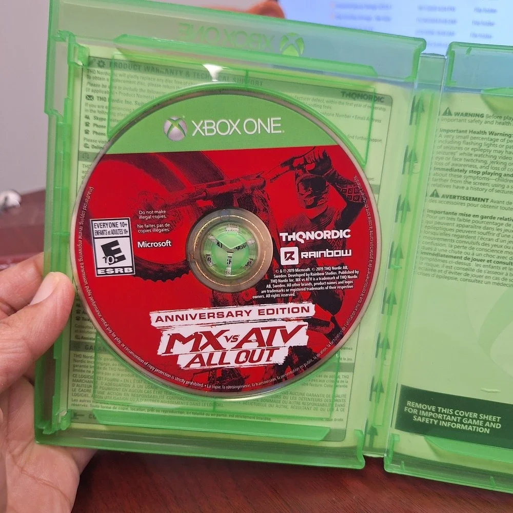 2019 MX vs ATV All Out Anniversary Edition Xbox One Game Complete